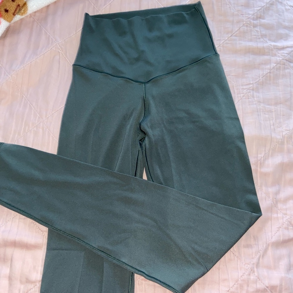 Grey/Green Aerie High Waisted Leggings